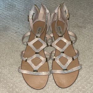Steve Madden gladiator sparkly sandals